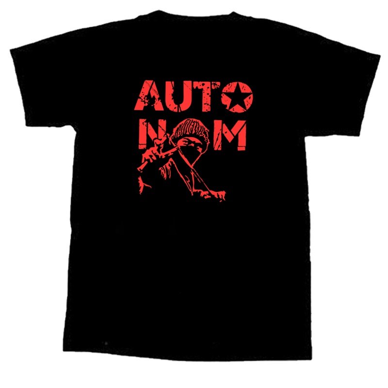 Autonom - T-Shirt - M ( Roter Druck )